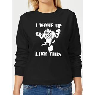 👉 Trui s vrouwen zwart Looney Tunes Taz I Woke Up Like This Dames -