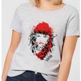 👉 Shirt s vrouwen grijs Marvel Knights Elektra Face Of Death Dames T-shirt - 5056281126170