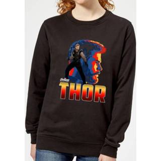 👉 Trui zwart s vrouwen Avengers Thor Dames -