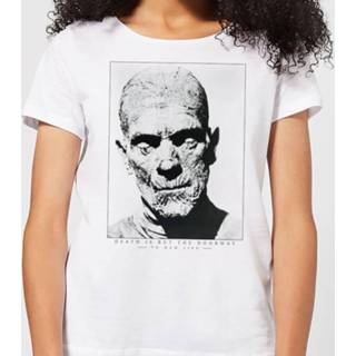 👉 Shirt wit s vrouwen Universal Monsters The Mummy Portrait Dames T-shirt -