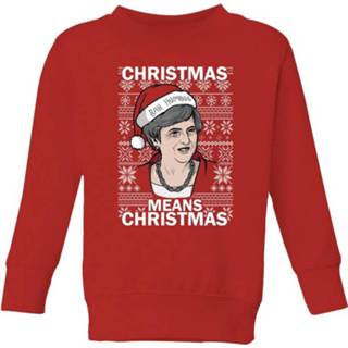 👉 Star Wars Darth Vader Knit Kids' Christmas Sweatshirt - Red - 9-10 Years - Rood