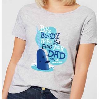 👉 Elf Bye Buddy Women's Christmas T-Shirt - Grey - L - Grijs