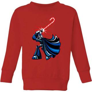 👉 Star Wars Candy Cane Darth Vader Kids' Christmas Sweatshirt - Red - 7-8 Years - Rood