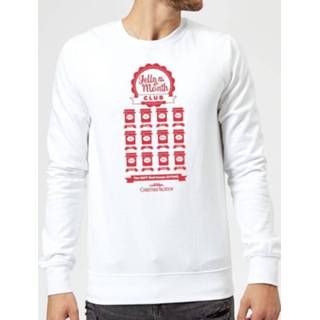 👉 National Lampoon Jelly Of The Month Club Christmas Sweatshirt - White - 5XL - Wit