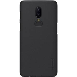 👉 Zwart Nillkin Super Frosted Shield OnePlus 6 Cover - 5712579932327