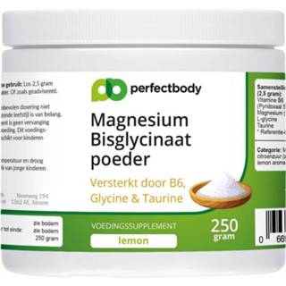 👉 Perfectbody Magnesium Poeder - 250 Gram