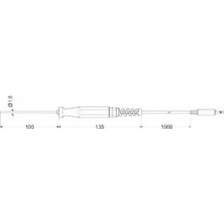 👉 Dompelsensor Greisinger GTF 175/1.6 -70 tot 200 Â°C Sensortype Pt1000 Kalibratie conform Fabrieksstandaard (zonder certificaat) 4016138845051