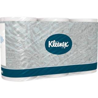 👉 Kleenex toiletpapier, 3-laags, 350 vellen, pak van 6 rollen