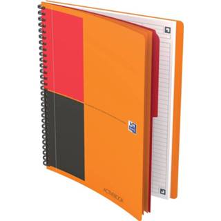 👉 Oranje Oxford INTERNATIONAL activebook connect, stevige kartonnen kaft oranje, 160 bladzijden, ft B5, gelijnd 3020120097411