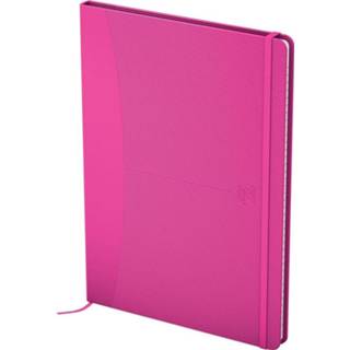 👉 Roze Oxford Signature business journal, ft A5, geruit 5 mm, 80 vel, soft touch kaft, 3020120115214