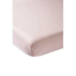 👉 Hoeslaken roze Meyco 2st Junior 70x140/150 Licht