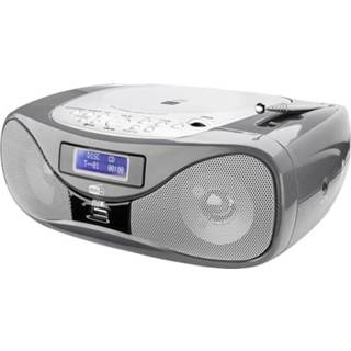 👉 Grijs Dual DAB-P 160 FM CD-radio AUX, CD, FM, USB 4260136675473