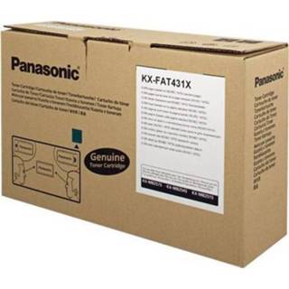 👉 Toner zwart Panasonic KX-FAT431X black 6000 pages (original) 5025232668625