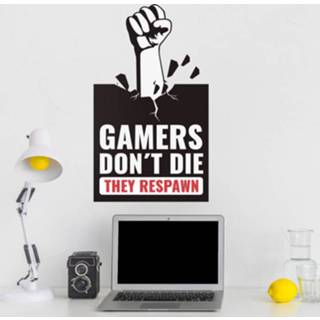 Muursticker nederlands Muurstickers tienerkamer gamers text