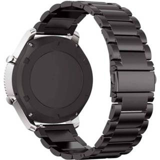 👉 Armband zwart metalen m druksluiting zakelijk Just in Case voor Huawei Watch GT 8720007175502