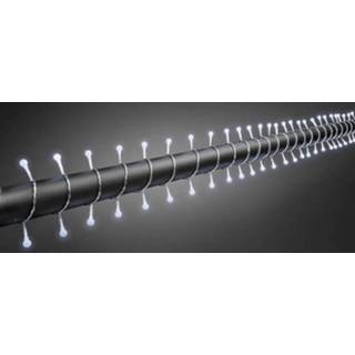 👉 Lichtnet wit Mini-lichtketting Buiten werkt op het 80 LED Koud-wit Verlichte lengte: 6.32 m Konstsmide 3691-203 7318306912037
