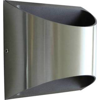 👉 Wit RVS Buiten LED-wandlamp 14 W Warm-wit Lutec Dodd ST5006 4250294312471