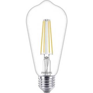 👉 Philips Lighting LED Energielabel A++ (A++ - E) E27 Ballon 4.3 W = 40 W Warmwit (Ã x l) 64 mm x 140 mm Filament / Retro-LED 1 stuks