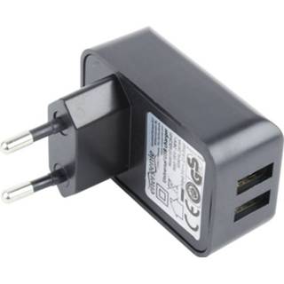 👉 Energenie Uni- 2-fach EG-U2C2A-02 USB-oplader Thuis Uitgangsstroom (max.) 2000 mA 2 x USB 8716309102612