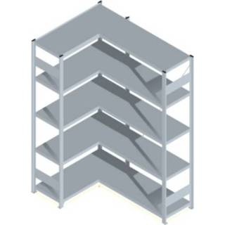 👉 Hoekplank staal metaal Kastbodem (b x h d) 1060 2000 435 mm Verzinkt Orion Regalsysteme HZE20410AXL
