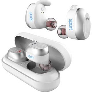 👉 Koptelefoon wit Elari NanoPods Sports Bluetooth Sport In Ear Headset, Ruisonderdrukking, Bestand tegen zweet, Waterbestendig 4627078304395