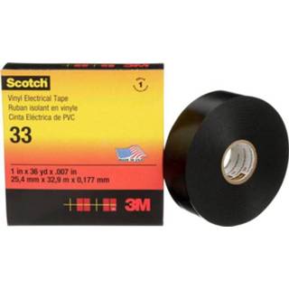 👉 Isolatietape zwart 3M SCOTCH33-38X33 Scotch (l x b) 33 m 38 mm 1 rollen 54007101581 360000989065