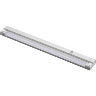 👉 Bewegingsmelder wit zilver LED-onderbouwlamp met werkt op het lichtnet 5 W Warm-wit Megatron MT70131 4020856701315