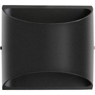 👉 Lutec Bonn AL5006 gr Buiten LED-wandlamp 14 W Energielabel: LED (A++ - E) Warm-wit Antraciet