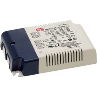 LED-transformator, LED-driver 49 - 70 V/DC 25 W 350 mA Constante stroomsterkte Mean Well IDLC-25-350