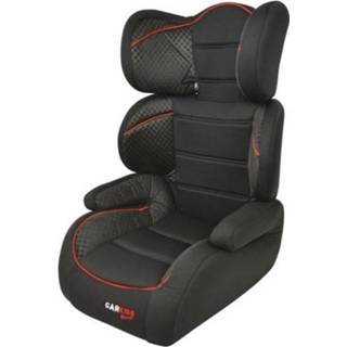 👉 Autostoel zwart rood kunststof Carkids autostoeltje groep 2/3 zwart/rood 8711293396115