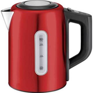 👉 Waterkoker rood Trisa Vario Temp Snoerloos (metallic) 7640139998248