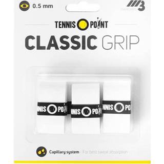 👉 Verpakking overgrips wit tennis overgrip vochtig synthetisch lint Classic Grip 3 Stuks 4260401151961