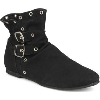 👉 Enkellaarzen vrouwen zwart synthetisch materiaal Boots en enkellaarsjes Boucli by Latinas 2112305059060 2112305059091 201309100402