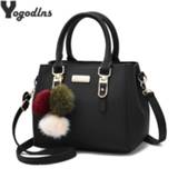 👉 Hairball vrouwen Fashion women ornaments totes solid high quality handbag hotsale party purse ladies messenger crossbody shoulder bags