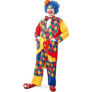 👉 Polyester geel Clowns kostuum Chico