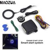 👉 Switch Auto Car Alarm Start Stop Engine Starline Push Button RFID Lock Ignition Keyless Entry System Starter Anti-theft