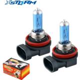 👉 Hoofdlamp wit 2pcs H8 35W Halogen Bulbs super bright white Car Headlights lamps fog light Source styling parking 12V