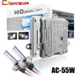 👉 Hoofdlamp Cawanerl H1 H3 H7 H8 H11 9005 HB3 9006 HB4 881 Car Xenon Light HID Kit AC Ballast + Bulb 55W 3000K-8000K For Headlight Fog