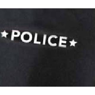 👉 Vest stevig polyester zwart kinderen Police luxe