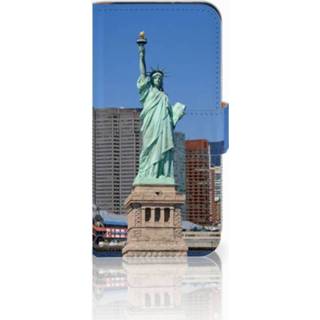 👉 Huawei P10 Uniek Boekhoesje Vrijheidsbeeld 8718894337080