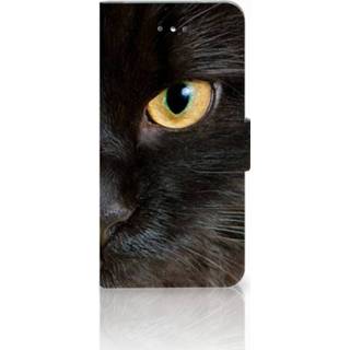 👉 Zwarte LG Nexus 5X Uniek Boekhoesje Kat 8718894225837