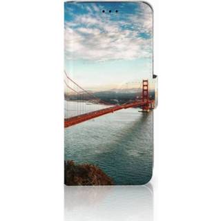 👉 Samsung Galaxy A6 2018 Flip Cover Golden Gate Bridge