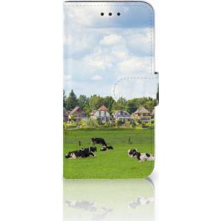 👉 Samsung Galaxy S6 Edge Uniek Boekhoesje Koeien 8718894470138