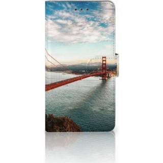 👉 Samsung Galaxy J7 2016 Boekhoesje Design Golden Gate Bridge 8718894231319