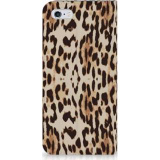 👉 Standcase Apple iPhone 6 | 6s Uniek Hoesje Leopard 8718894976685