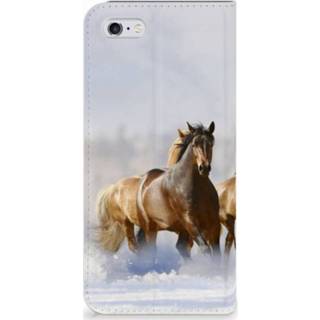 👉 Standcase Apple iPhone 6 | 6s Uniek Hoesje Paarden 8720091028869