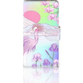 👉 HTC Desire 601 Uniek Boekhoesje Bird 8720091038462