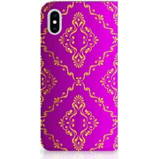 👉 Standcase roze XS Apple iPhone Max Uniek Hoesje Barok 8720091077683