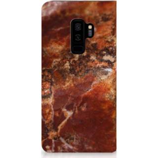 👉 Standcase bruin marmer Samsung Galaxy S9 Plus Hoesje Design 8720091113183