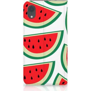 👉 Standcase Apple iPhone Xr Uniek Hoesje Watermelons 8720091117556